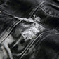 Stoere Slim-Fit Heren Spijkerjas met Scheuren