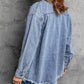 Chique Dames Spijkerjack - Ripped & Stretchy, Oversized met Zakken