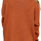 Gezellige Chic: Elegante Oversized Coltrui Gebreide Tuniek voor Vrouwen