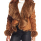 Luxueuze Vossenbont Elegantie: Chique Damesjas