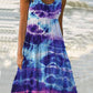 Blauw Tie-Dye Jurk - Sara
