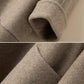 Elegantie Herdefinieerd: Herringbone Halflange Wollen Jas