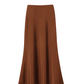 Elegante Midi-Rok: A-Lijn, Satijn/Polyester, Perfecte Pasvorm
