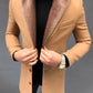 Chique Herenwollen Jas: Perfect voor Elegante Herfst & Winter