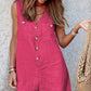 Chique Dames Jumpsuit met V-hals & Knoopdetails