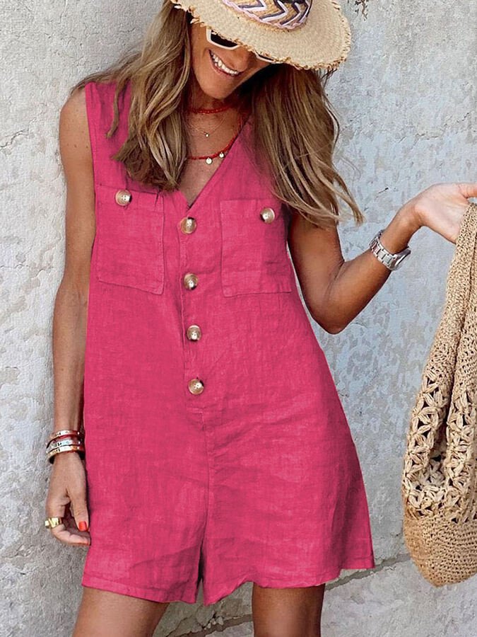 Rilana - Ontspannen Korte Jumpsuit