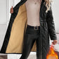 Chique Getailleerde Puffy Jas: Thermisch & Stijlvol voor Herfst/Winter Elegantie