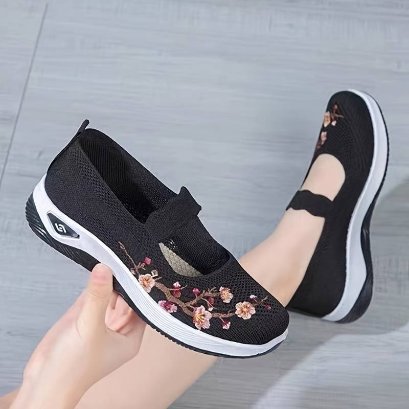 Wanja - Bloemen Slip-On Sneakers