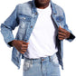 Stoere Slim-Fit Heren Spijkerjas met Scheuren