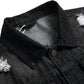 Stoere Slim-Fit Heren Spijkerjas met Scheuren