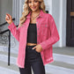 Chique Dames Spijkerjack - Ripped & Stretchy, Oversized met Zakken