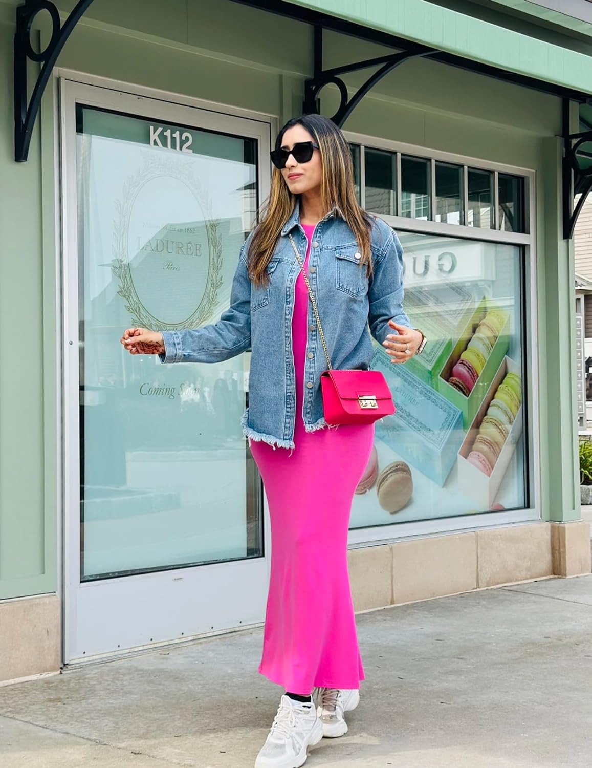 Chique Dames Spijkerjack - Ripped & Stretchy, Oversized met Zakken