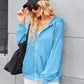 Dames Lichtgewicht Zip Hoodie: Stijlvol & Ruim