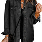 Chique Dames Spijkerjack - Ripped & Stretchy, Oversized met Zakken