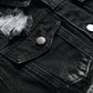Stoere Slim-Fit Heren Spijkerjas met Scheuren