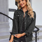 Chique Dames Spijkerjack - Ripped & Stretchy, Oversized met Zakken