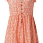 Elvira - Oranje Mini Jurk