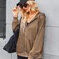 Dames Lichtgewicht Zip Hoodie: Stijlvol & Ruim