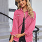 Chique Dames Spijkerjack - Ripped & Stretchy, Oversized met Zakken