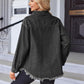 Chique Dames Spijkerjack - Ripped & Stretchy, Oversized met Zakken