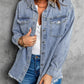 Chique Dames Spijkerjack - Ripped & Stretchy, Oversized met Zakken
