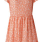 Elvira - Oranje Mini Jurk