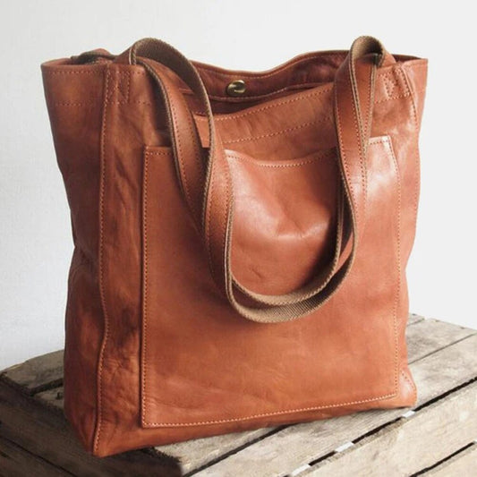 Avery Elegance: Luxe Dames PU Leren Tas - Duurzaam, Stijlvol & Tijdloos