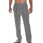 Ademende Zomer Linnen Broek voor Heren - Koel, Comfortabel en Stijlvol met Elastische Taillekoord Strand Yoga Broek