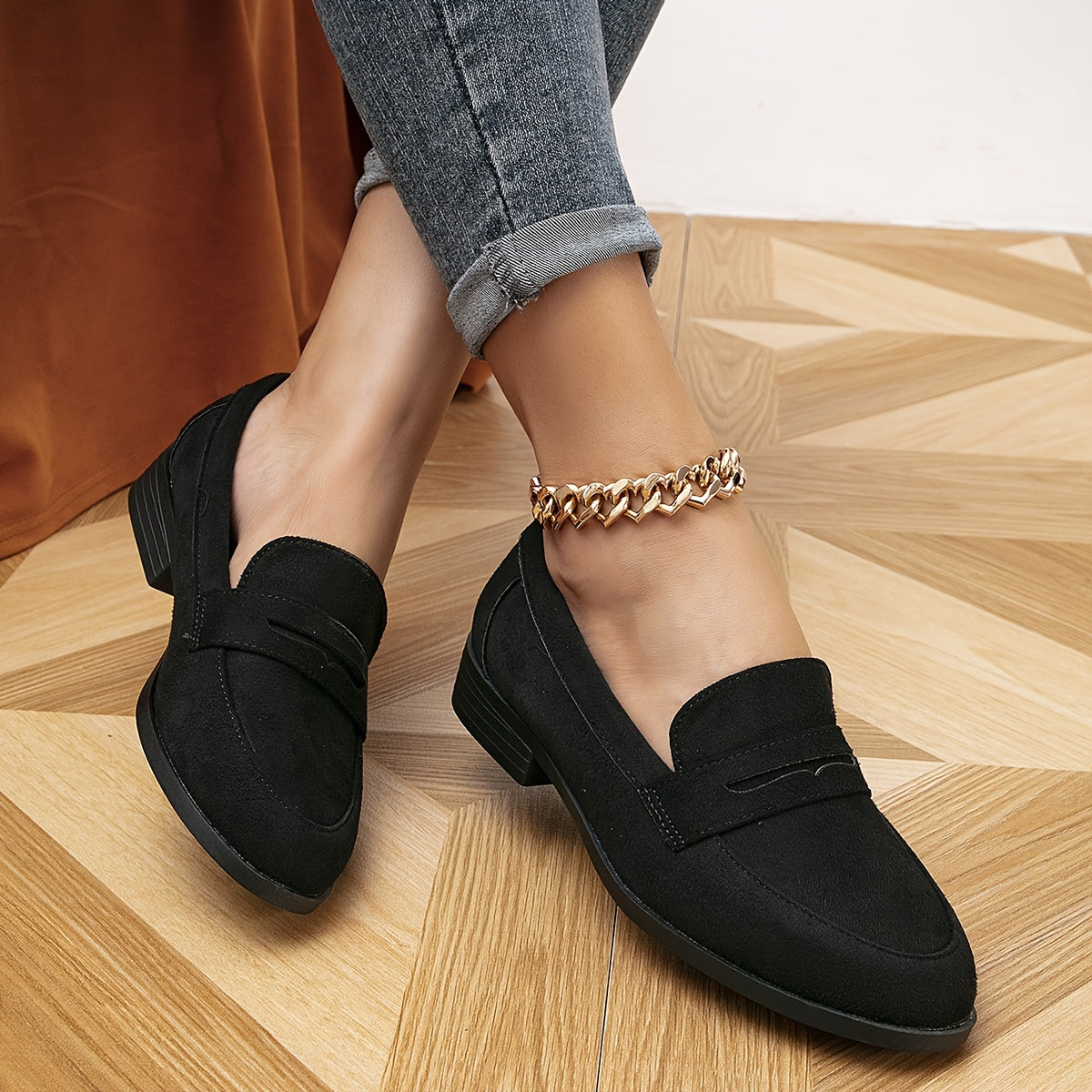 Yfke - Suède Slip-On Loafers