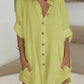 Chique Comfort: Dames Katoen Linnen Mid-Lengte Shirt