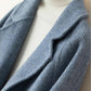 Elegantie Herdefinieerd: Herringbone Halflange Wollen Jas