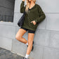 Dames Lichtgewicht Zip Hoodie: Stijlvol & Ruim
