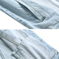 Stoere Slim-Fit Heren Spijkerjas met Scheuren