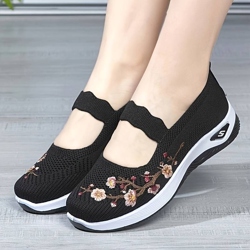 Wanja - Bloemen Slip-On Sneakers