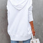 Chique Delancey Katoenen Henley Hoodie met Zakken