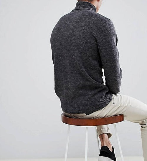 PULL LORENZO COL ROULÉ CHIC