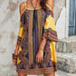 Cillie - Kleurrijke Boho Zomerjurk