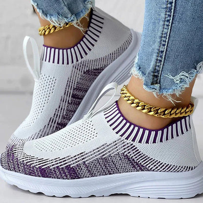 Isa - Gebreide Slip-On Sneakers