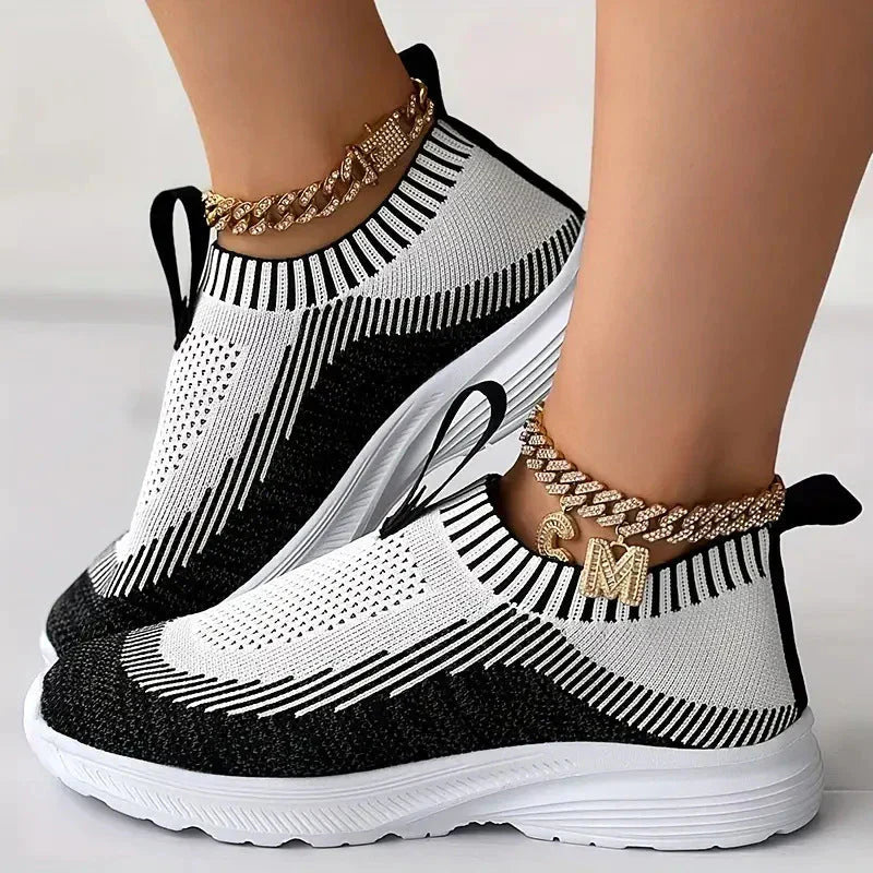 Isa - Gebreide Slip-On Sneakers