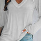 Chique V-Hals Top met Lange Mouwen: Ultiem Comfort & Stijl