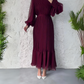 Willow - Elegante Geplooide Jurk