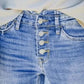 Zoey - Lichtblauwe Denim Broek met Hoge Taille voor een Verleidelijke Look