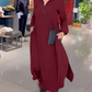Ivanka - Lange Mouwen Maxi-jurk