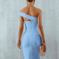 Hemelsblauwe Bodycon Bandagejurk - Irish