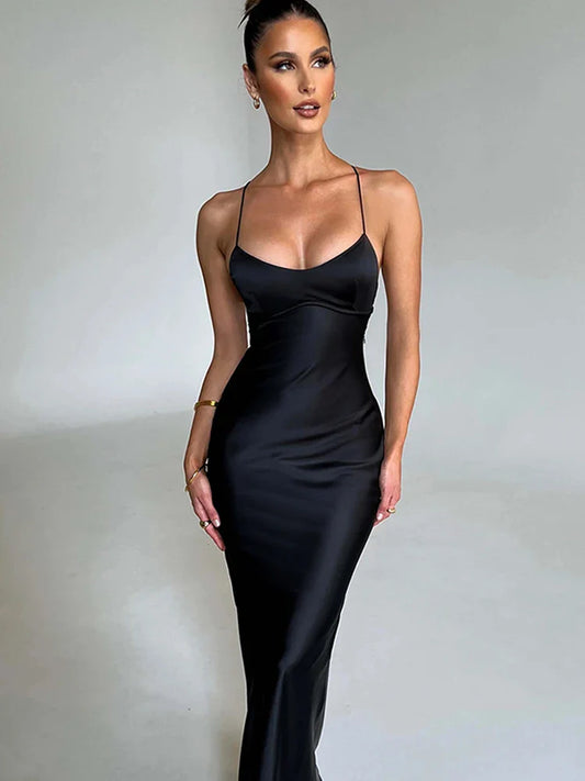 Rena - Bodycon Lange Jurk