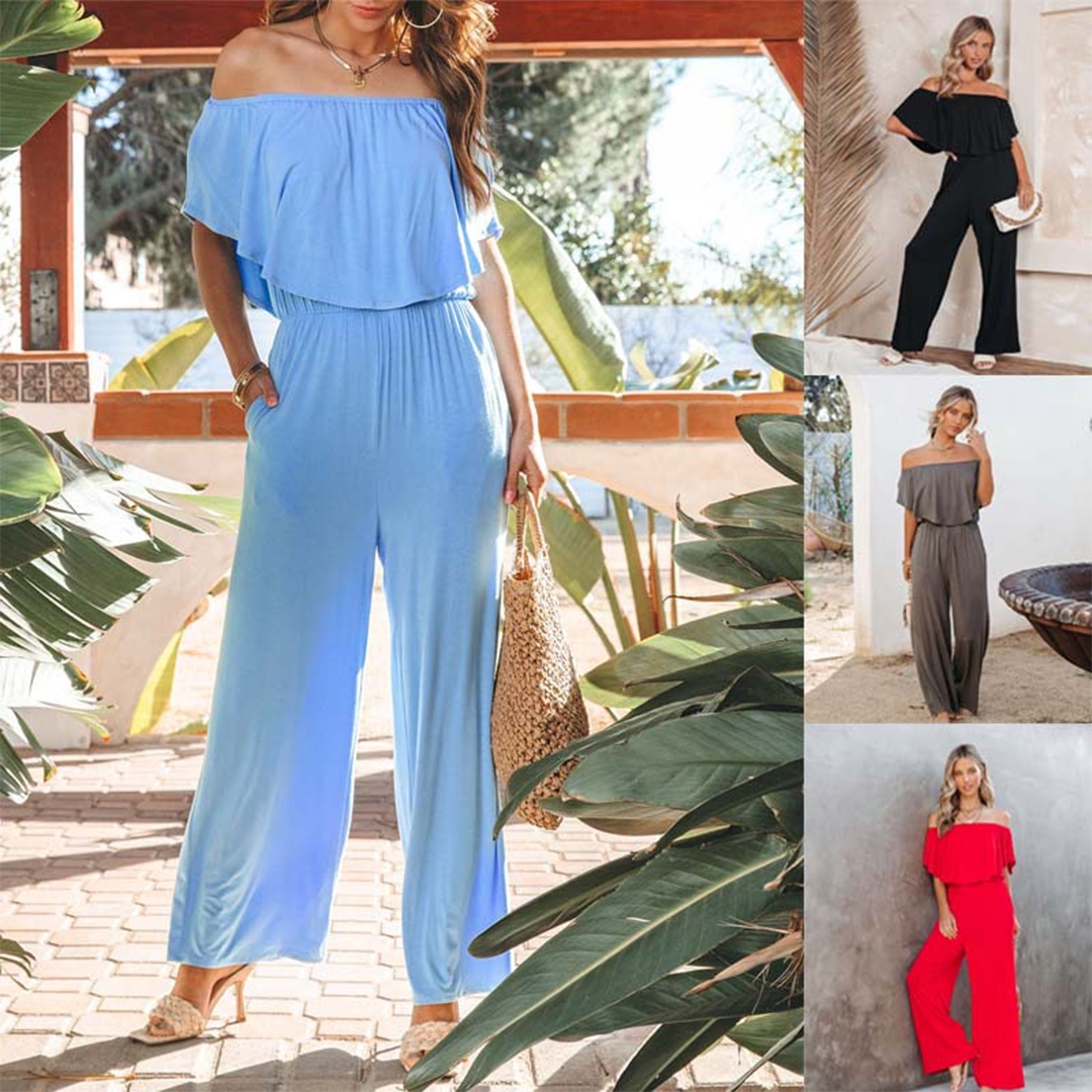 Liesbeth - Elegante Off-Shoulder Jumpsuit
