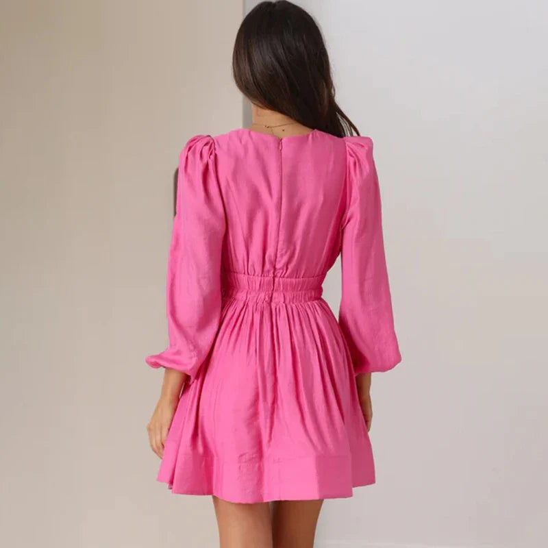 Zwart Mini Jurk - Mia