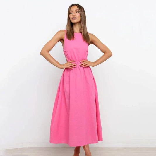 Zwart Elegant Zomerjurk - Belle