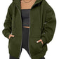 Comfort Chic: Dames Fleece Hoodie - Ruimvallend, Trendy & Warm