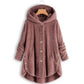 Chique Luipaard Sherpa: Elegante Dames Fleece & Teddy Jas - Winddicht Warmte voor Herfst & Winter